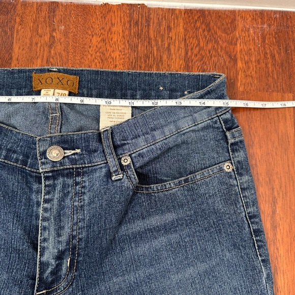 XOXO vintage Y2K low rise flare blue jeans - Picture 7 of 11